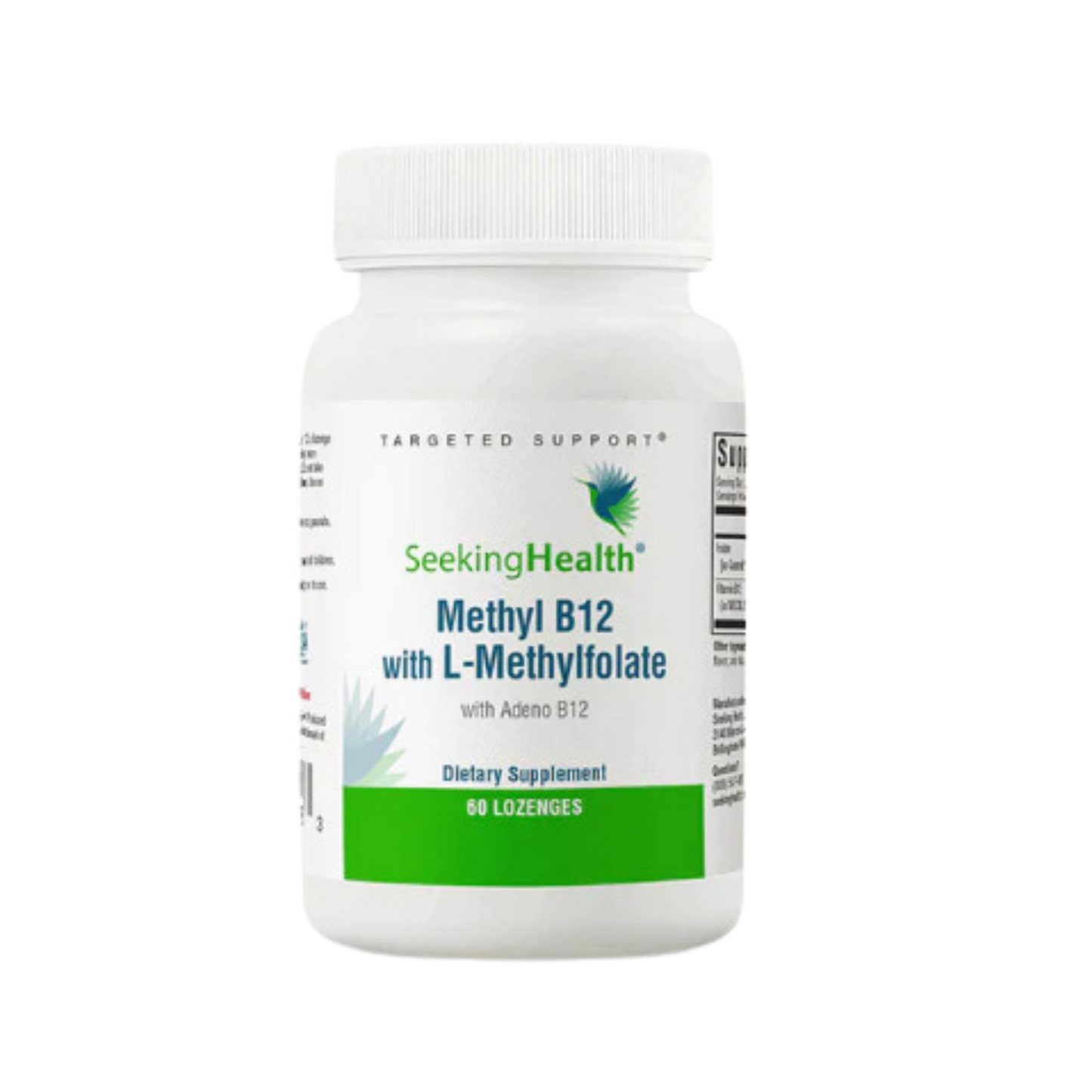 Seeking Health Methyl B12 with L-Methylfolate Lozenges 1