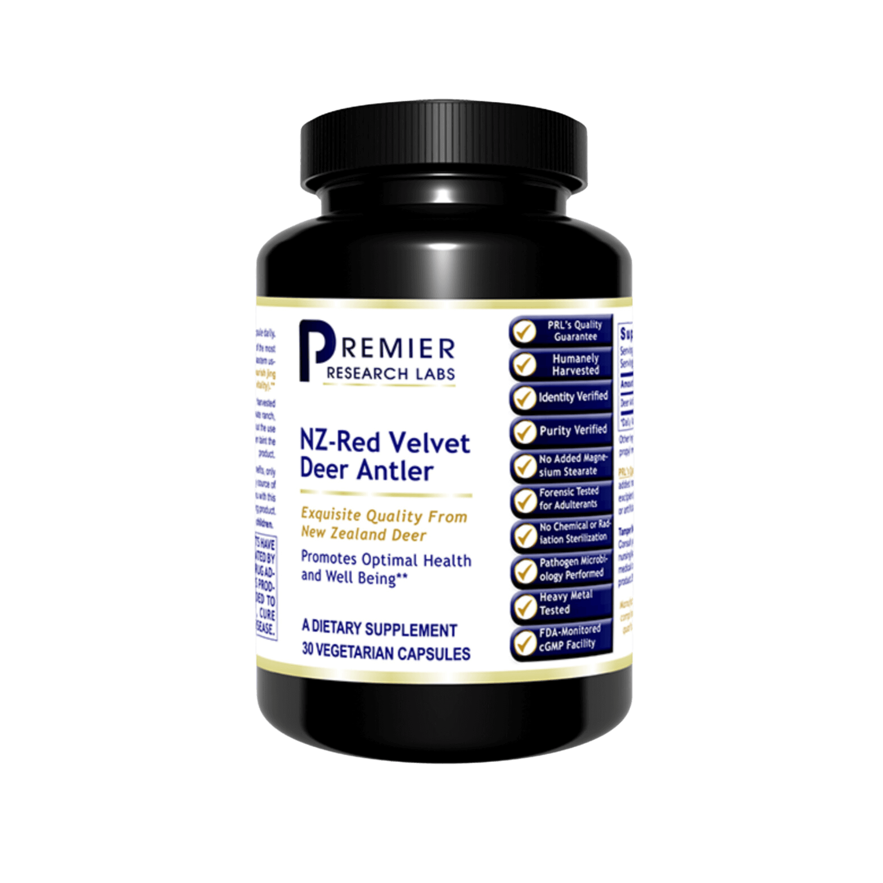 Premier Research Labs NZ-Red Velvet Deer Antler Capsules