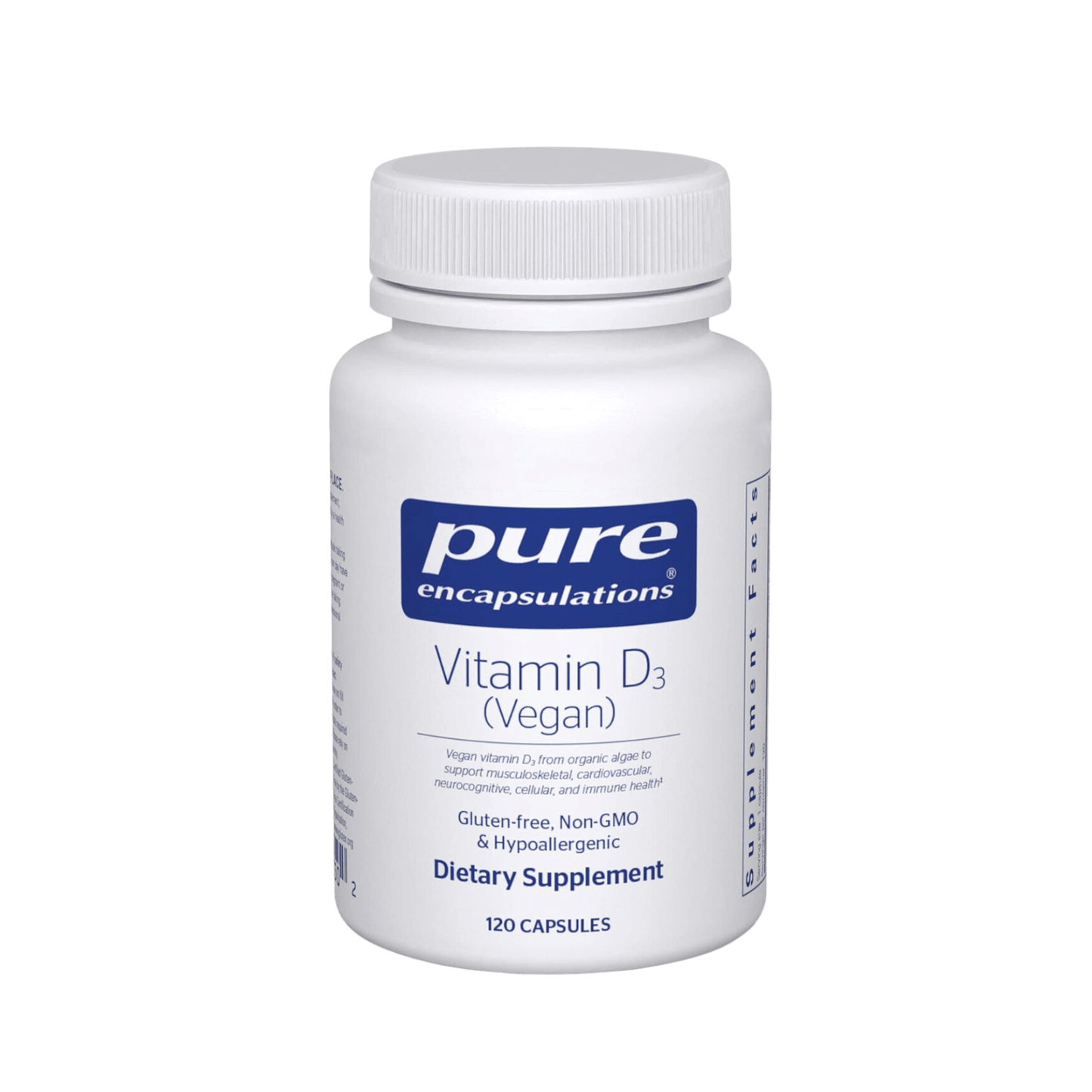 Pure Encapsulations Vitamin D3 Vegan Capsules