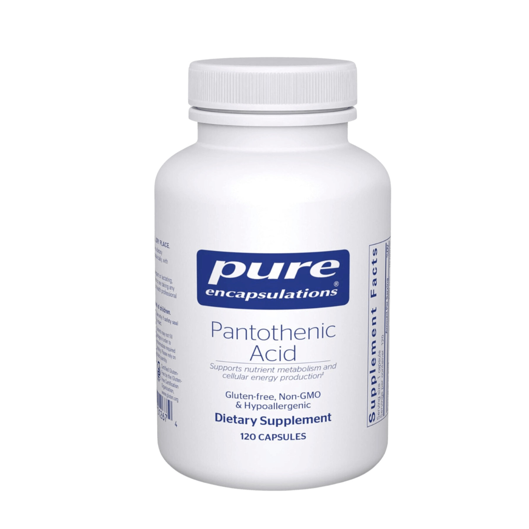 Pure Encapsulations Pantothenic Acid Capsules