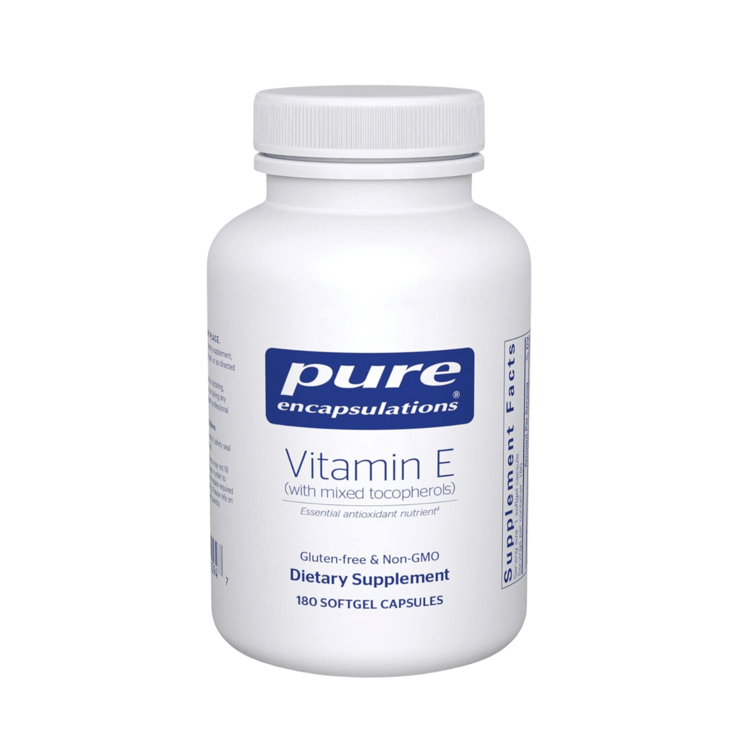 Pure Encapsulations Vitamin E with mixed tocopherols capsules