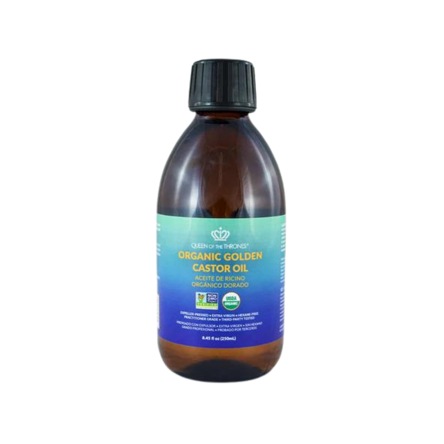Queen of The Thrones Organic Castor Oil Liquid - 5.45 oz