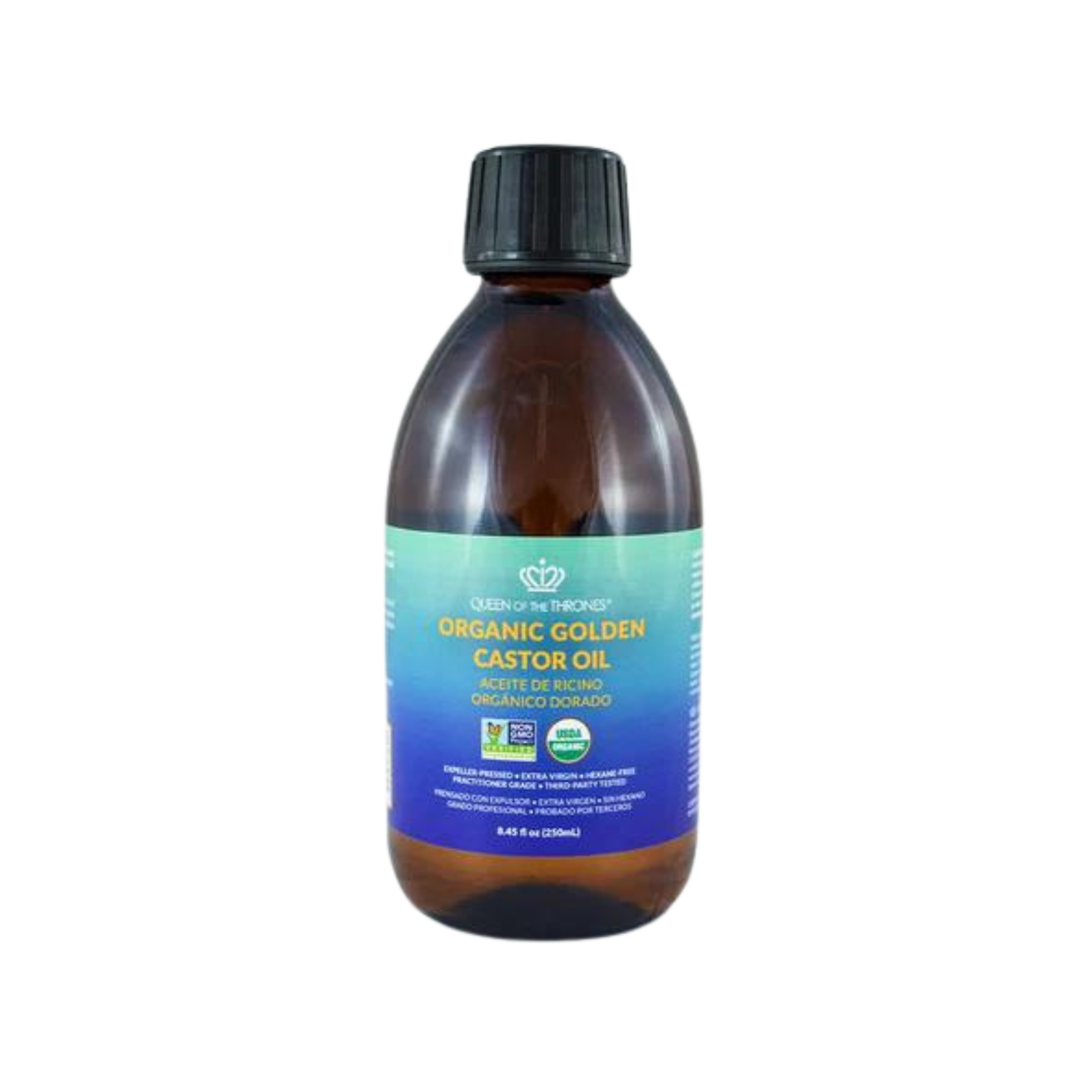 Queen of The Thrones Organic Castor Oil Liquid - 5.45 oz