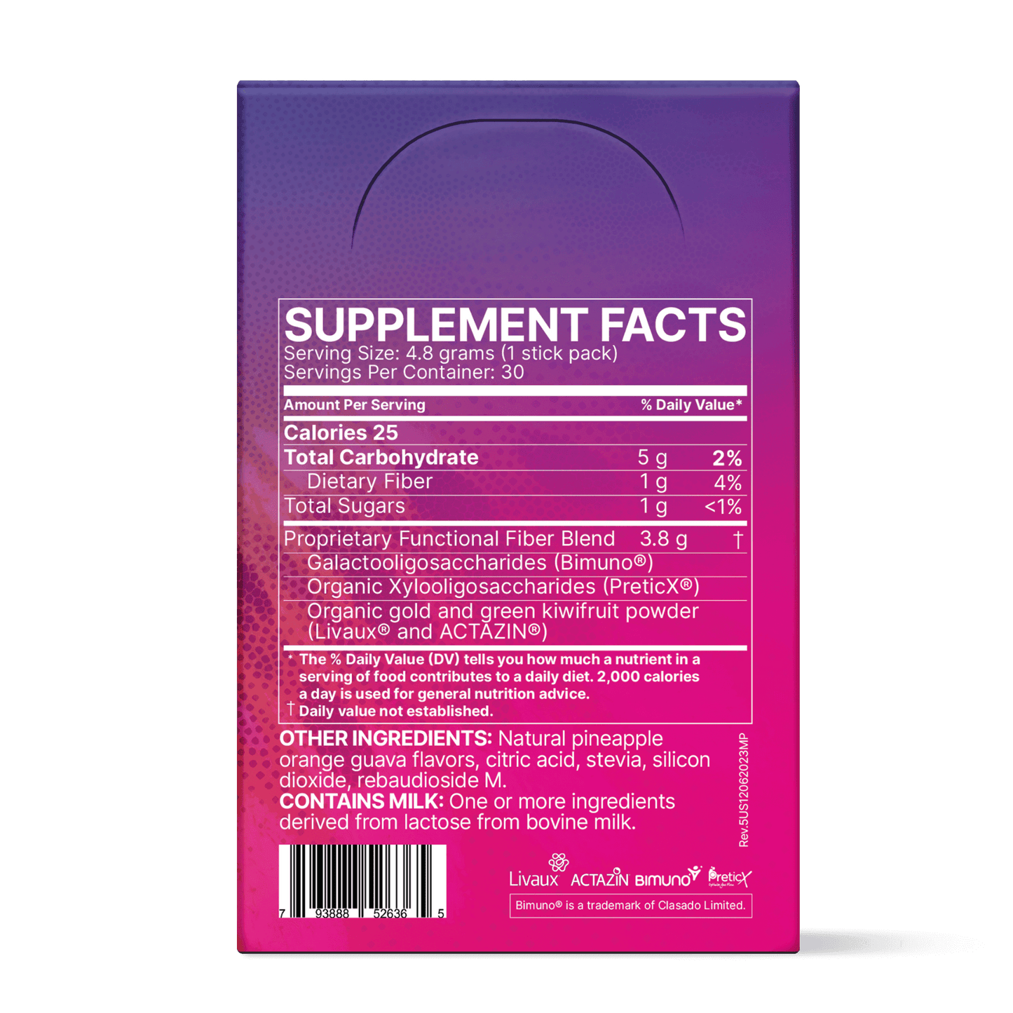 Microbiome Labs MegaPre Precision Prebiotic Stick Packs