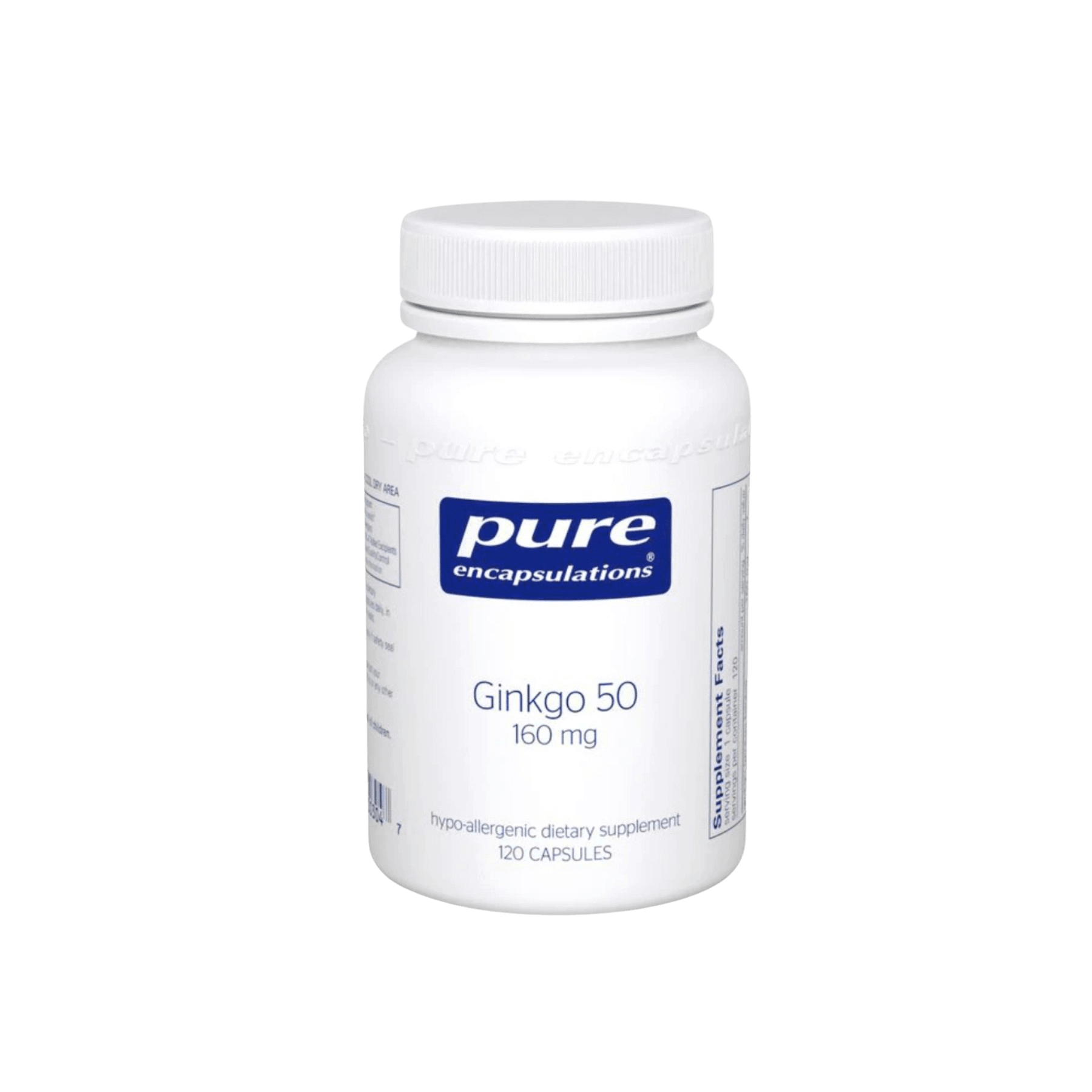 Pure Encapsulations Ginkgo 50 Capsules