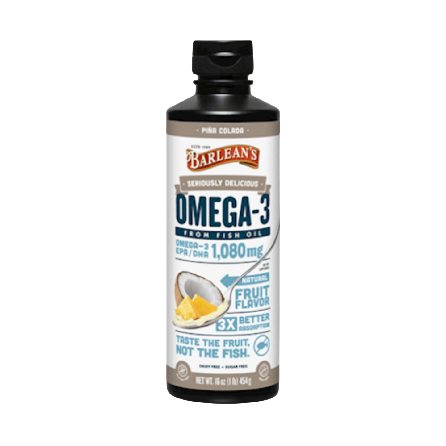 Barlean's Omega-3 Pina Colada Fish Oil 1