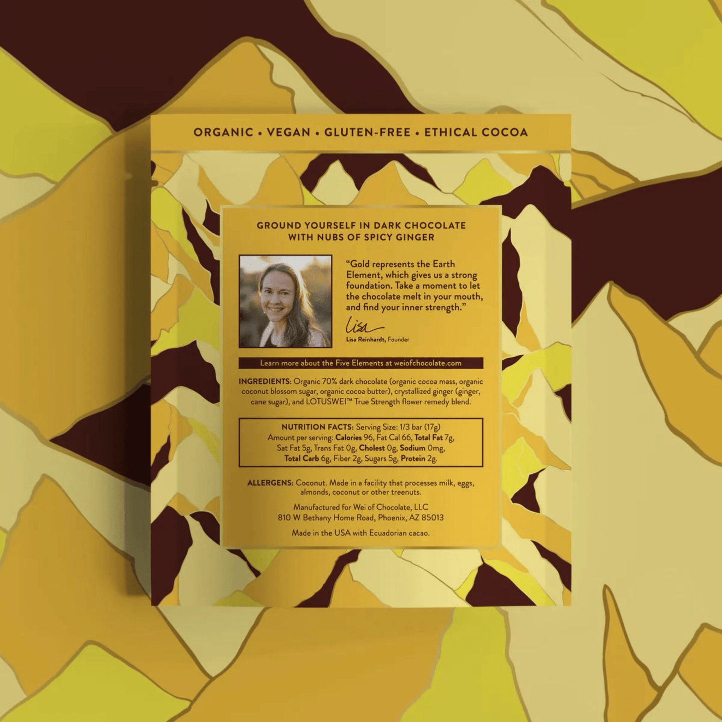 LotusWei Chocolate Crystallized Ginger