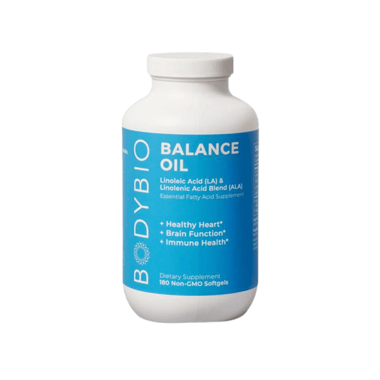 BodyBio Balance Oil (Omega 6+3) Softgels 1