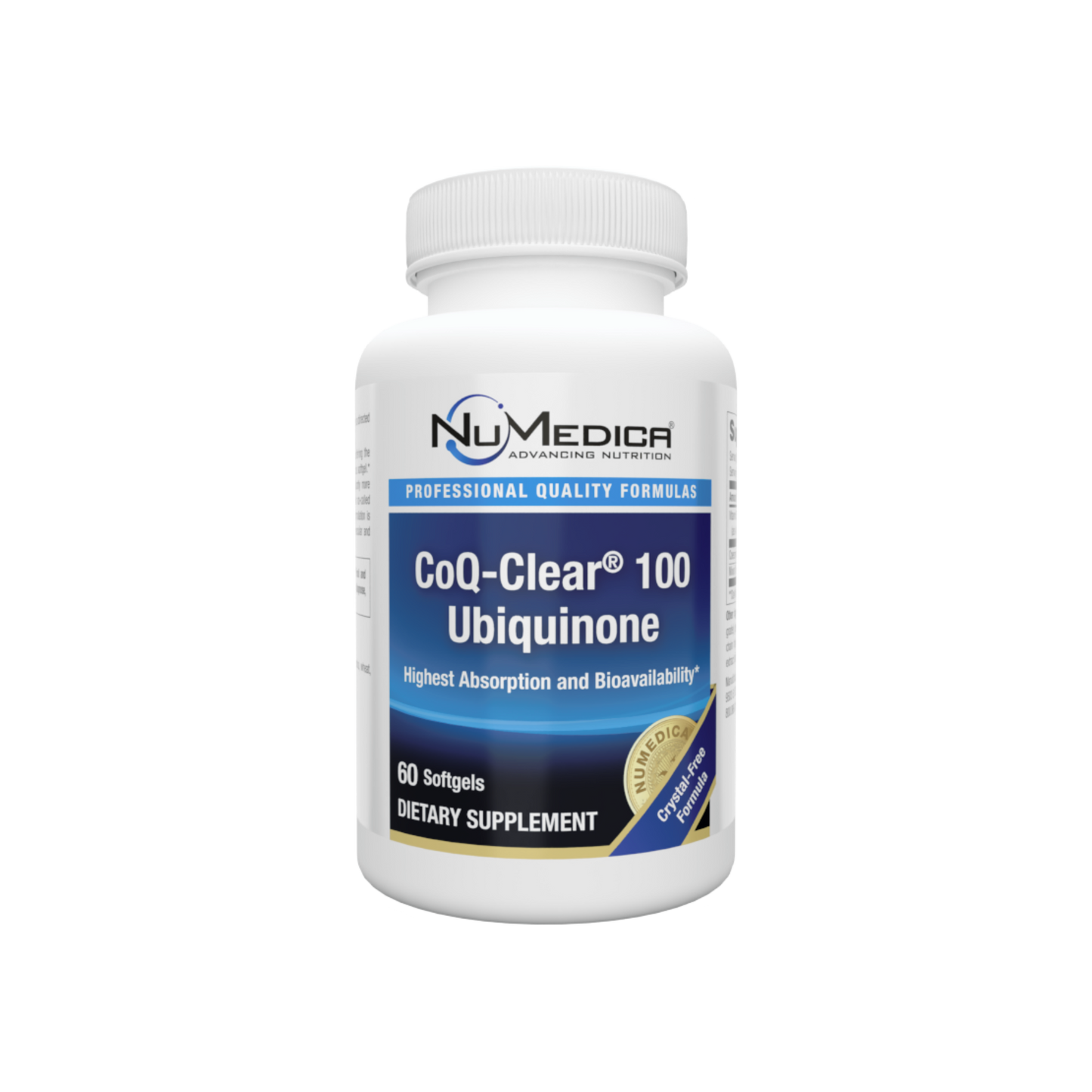 NuMedica CoQ-Clear 100 Ubiquinone Softgels 1