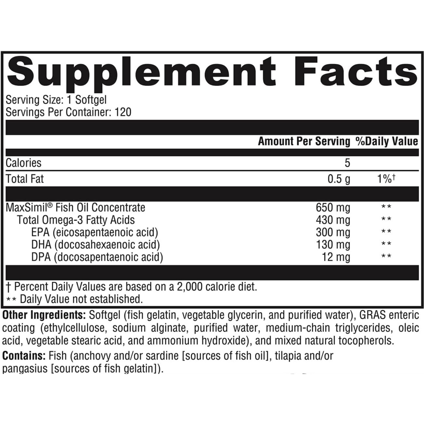 Alive and Well Daily Omega 650 EC Capsules 2