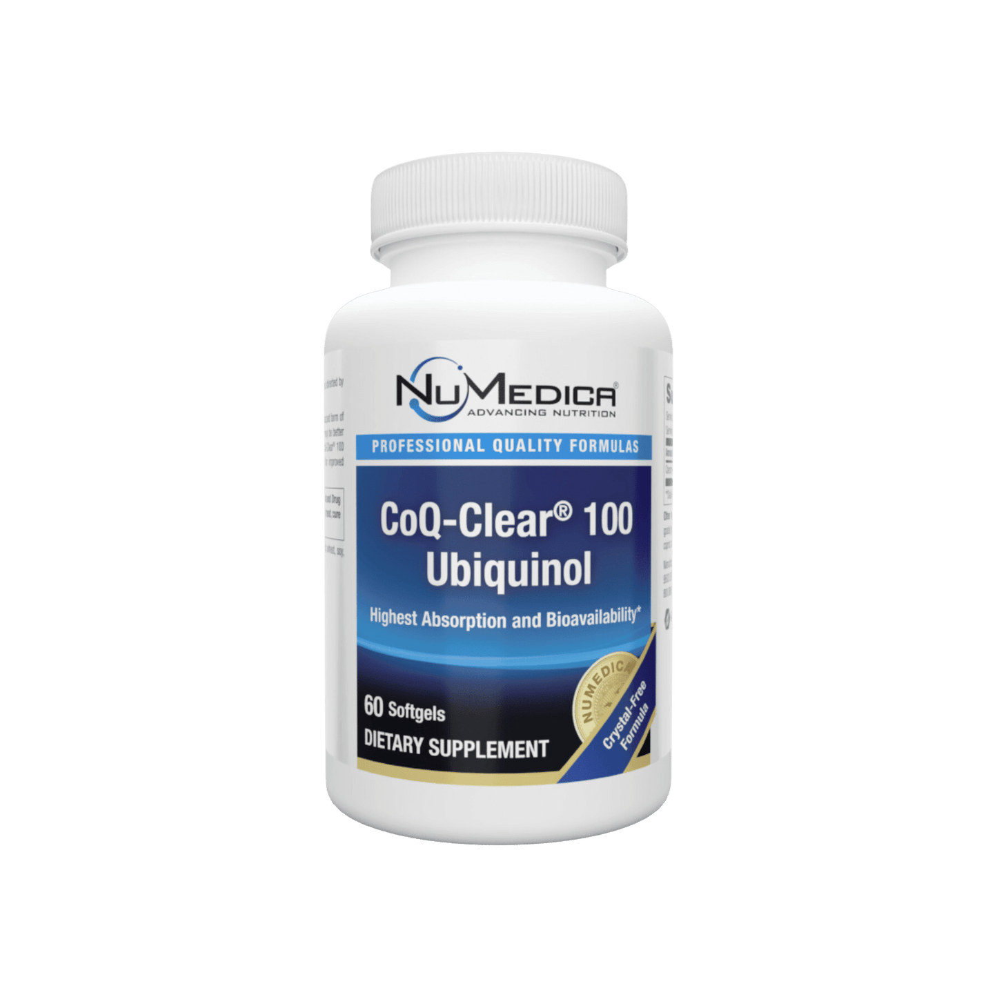 NuMedica CoQ-Clear 100 Ubiquinol Softgels 1