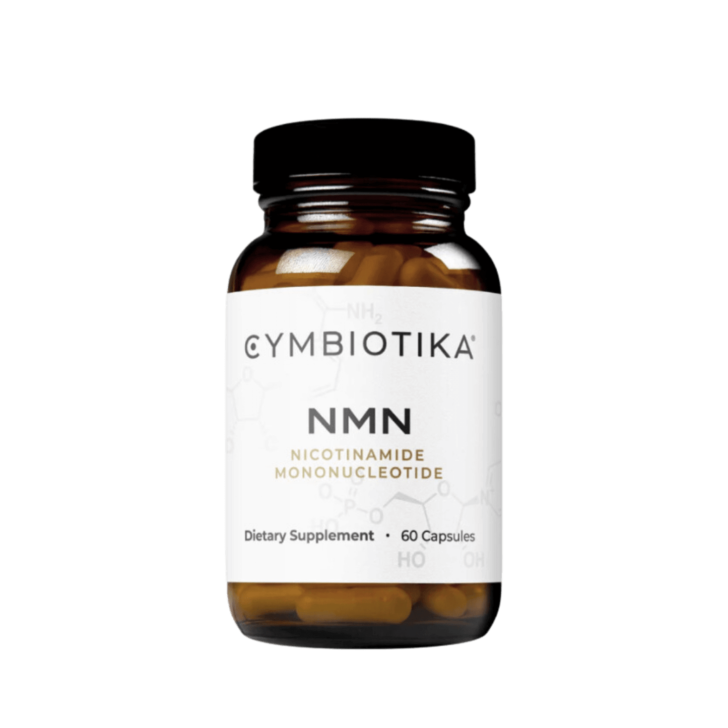 Cymbiotika NMN capules glass bottle