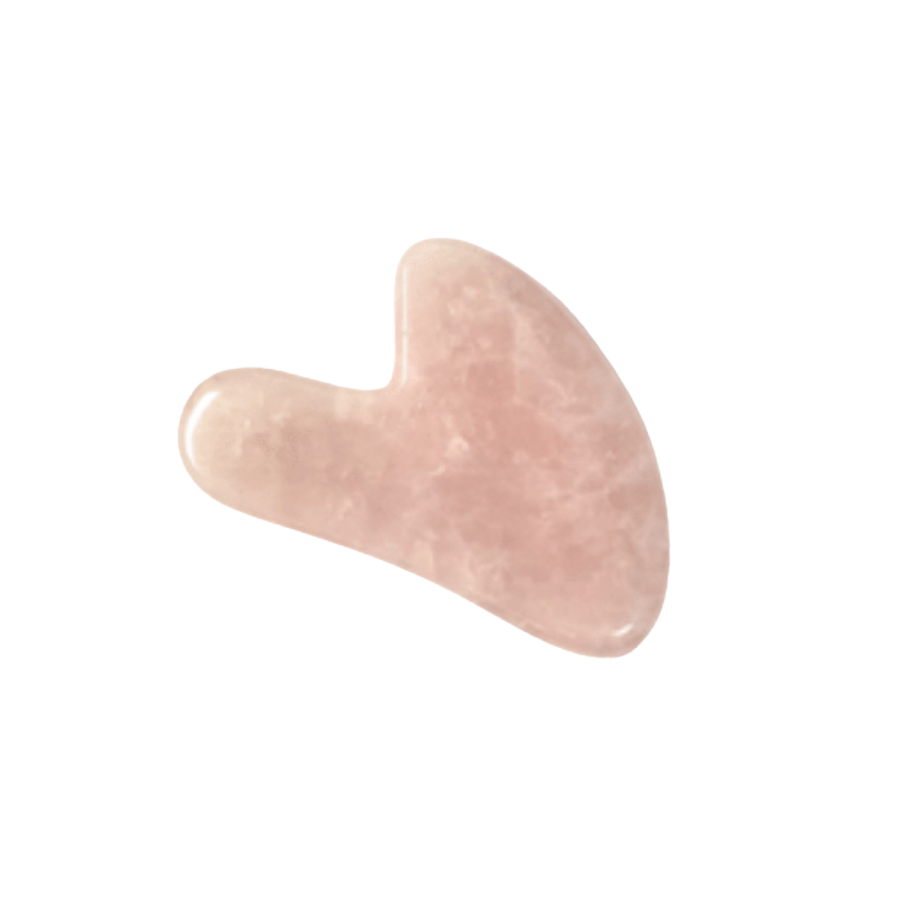 Rose Quartz Gua Sha Heart 1