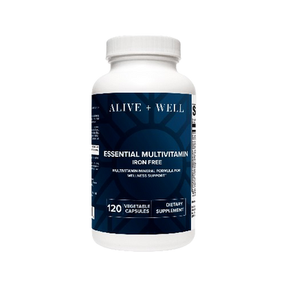 Alive and Well Essential Multivitamin - Iron-Free