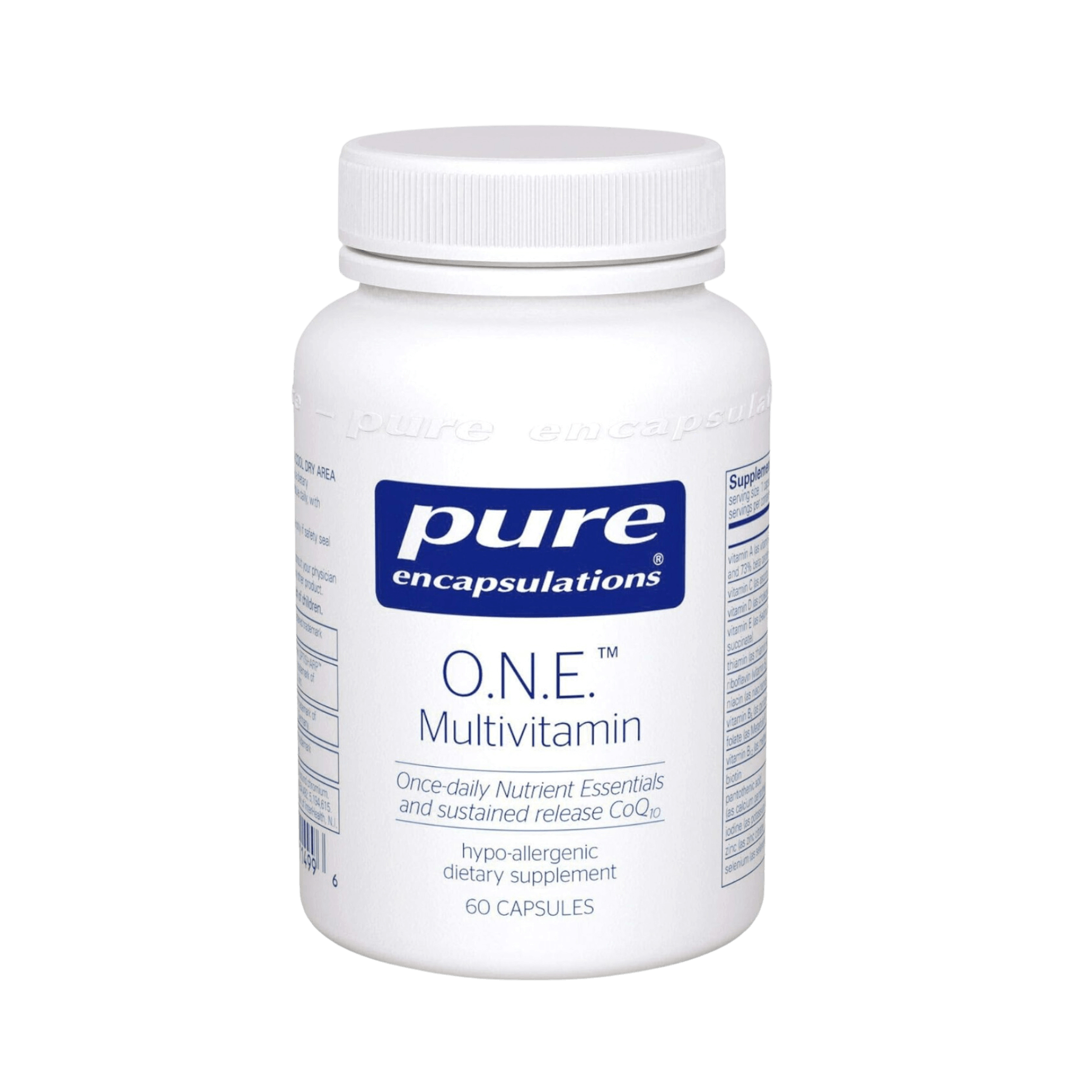 Pure Encapsulations ONE Multivitamin capsules