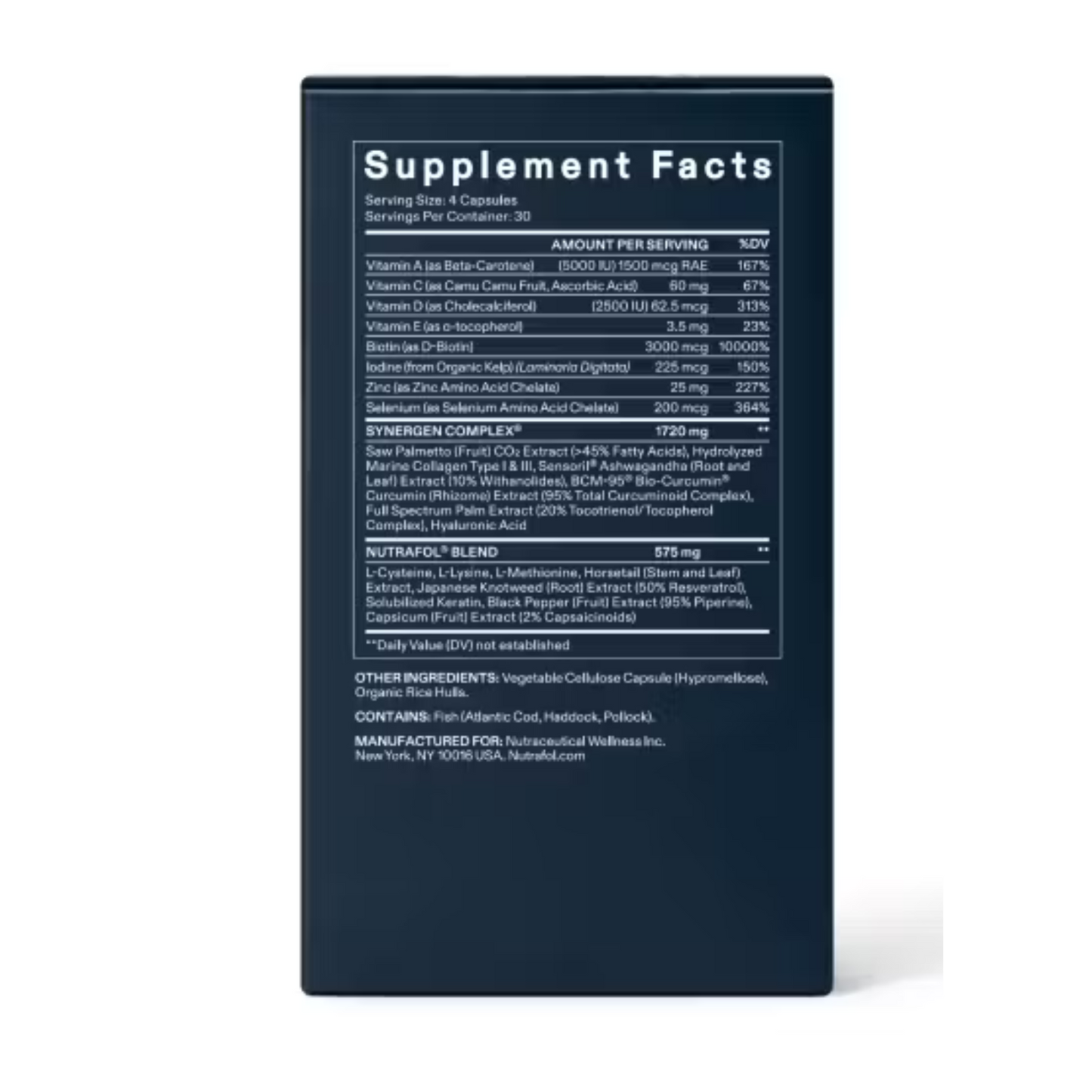 Nutrafol Mens Hair Growth Supplements
