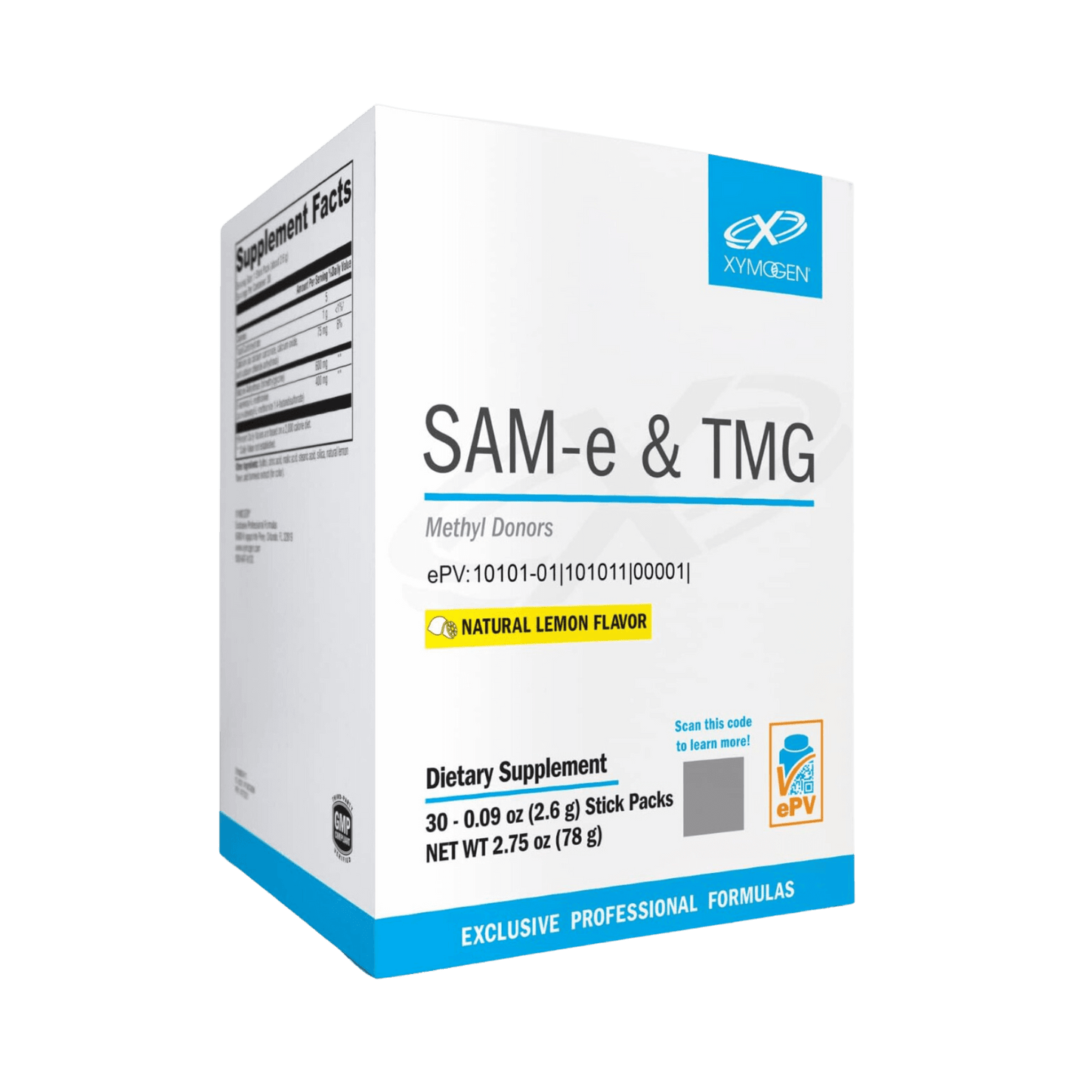 Xymogen SAM-e & TMG Stick Packs
