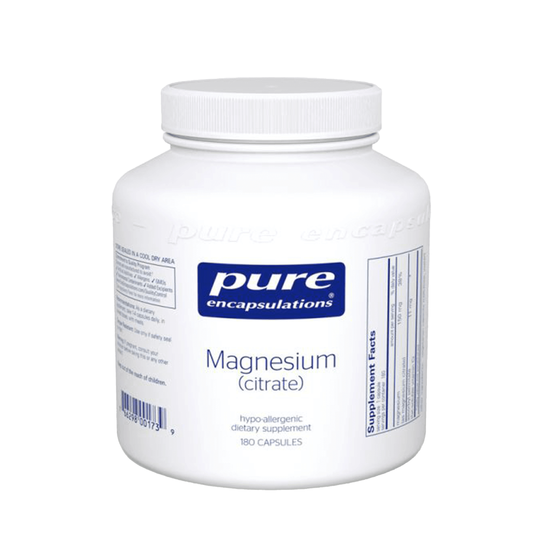 Pure Encapsulations Magnesium Citrate Capsules