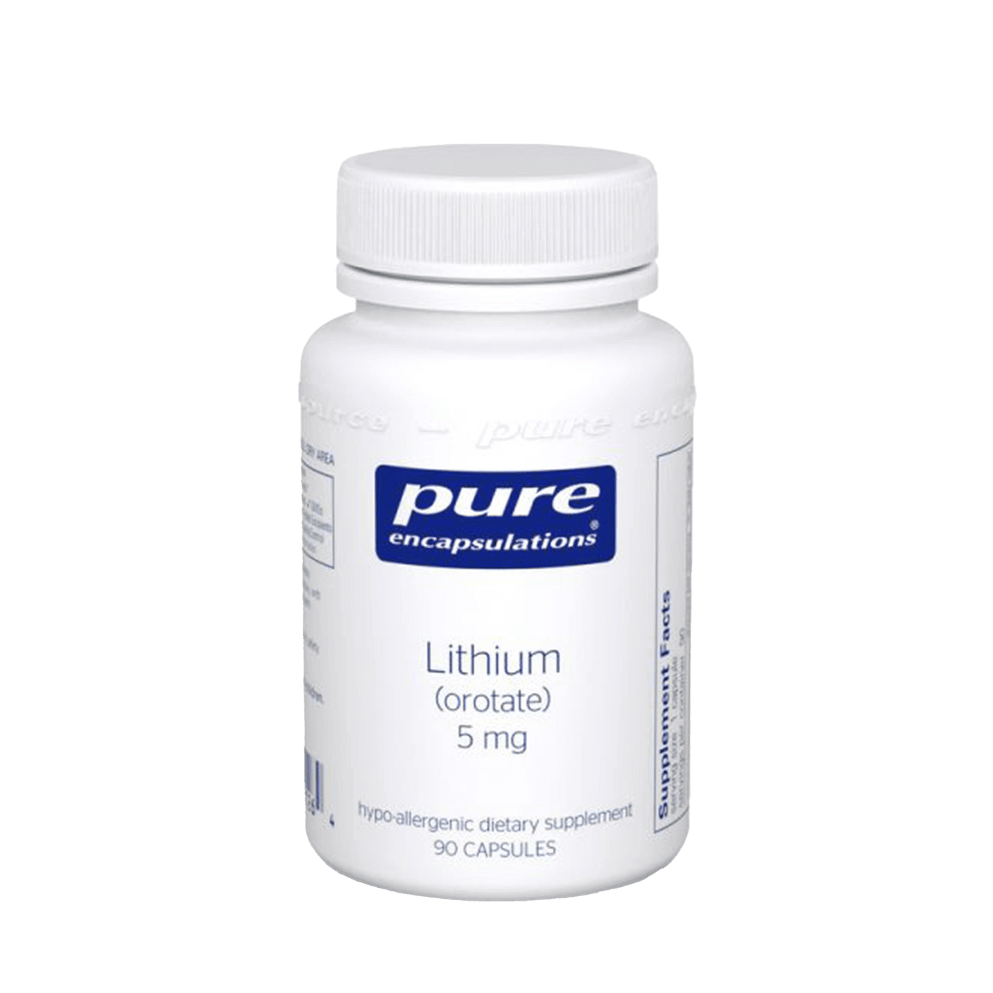 Pure Encapsulations Lithium Orotate Capsules