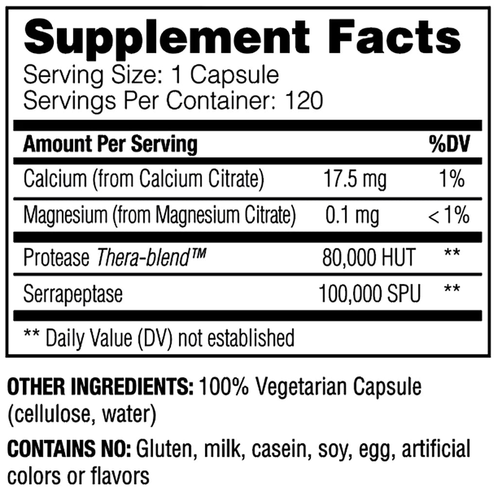 Enzyme Science Serrapeptase Pro Capsules 3