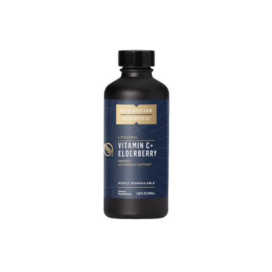 QuickSilver Liposomal Vitamin C + Elderberry Liquid