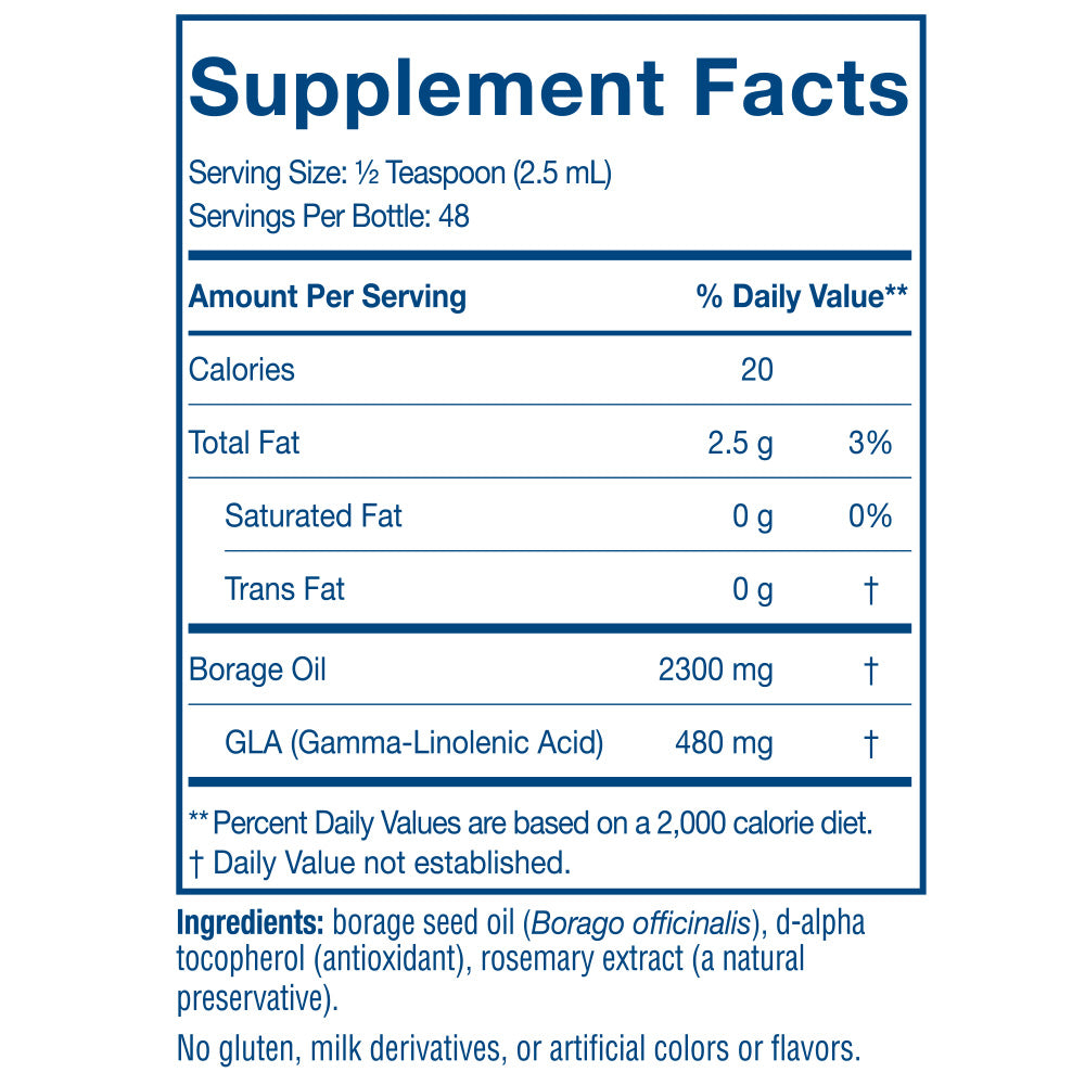 Nordic Naturals Borage Oil Liquid 2