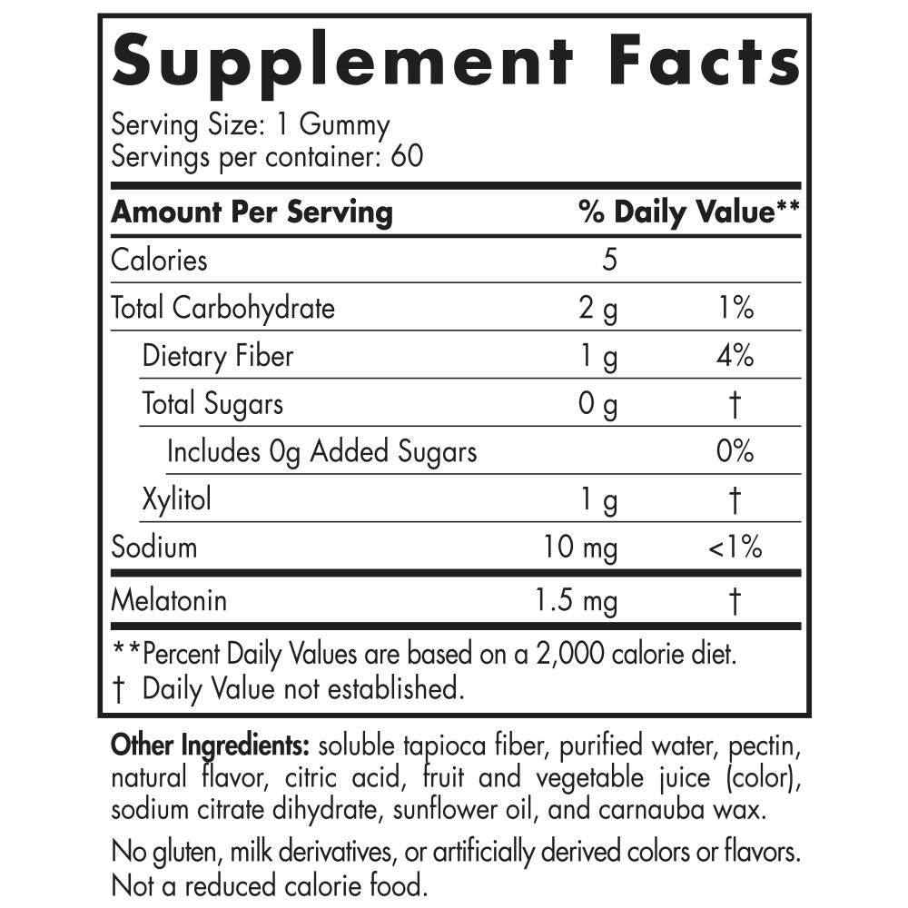 Nordic Naturals Melatonin Gummies - Zero Sugar 2