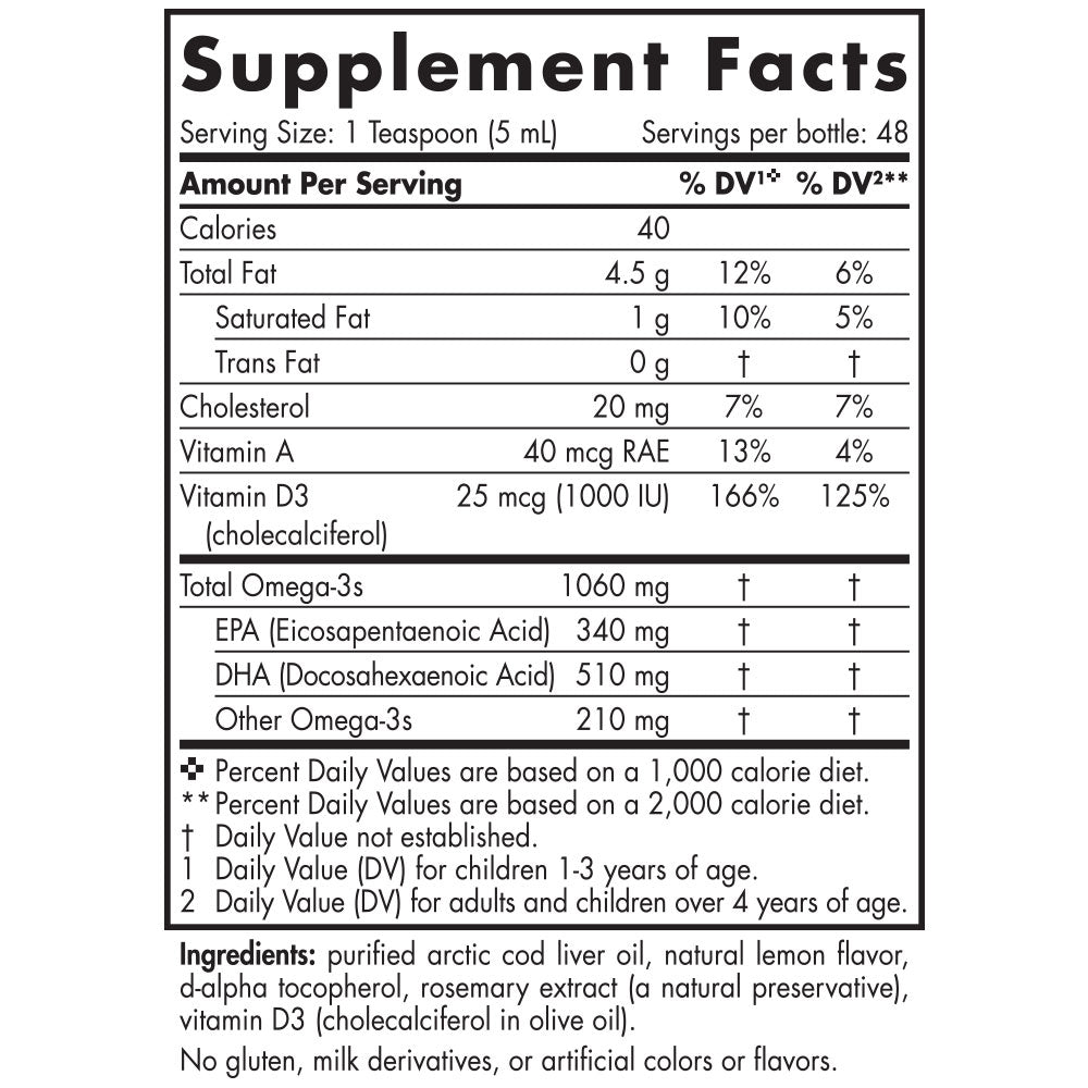 Nordic Naturals Arctic Cod Liver Oil 4