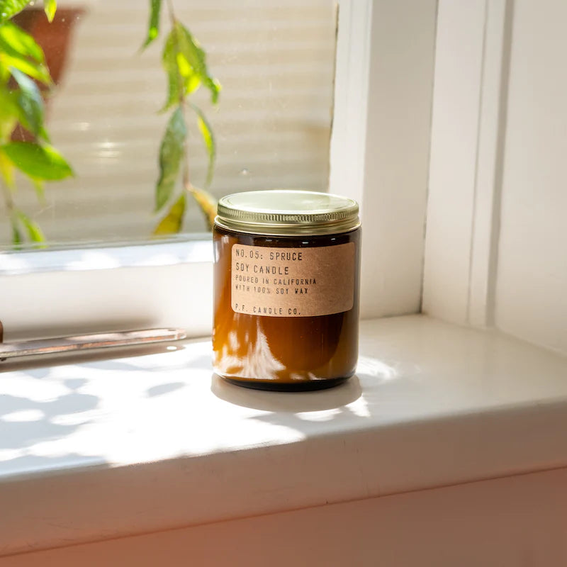 P.F. Candle Company Spruce Soy Candle 2