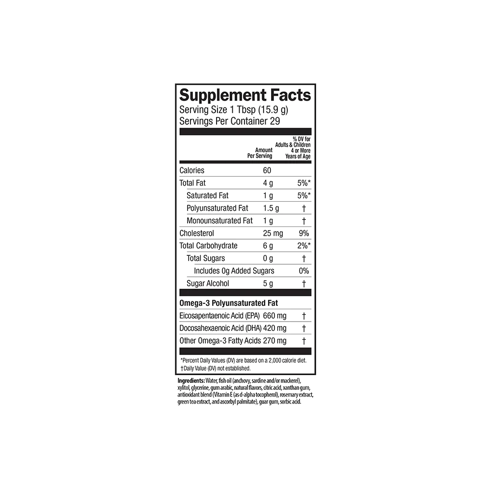 Barlean's Omega-3 Pina Colada Fish Oil 3