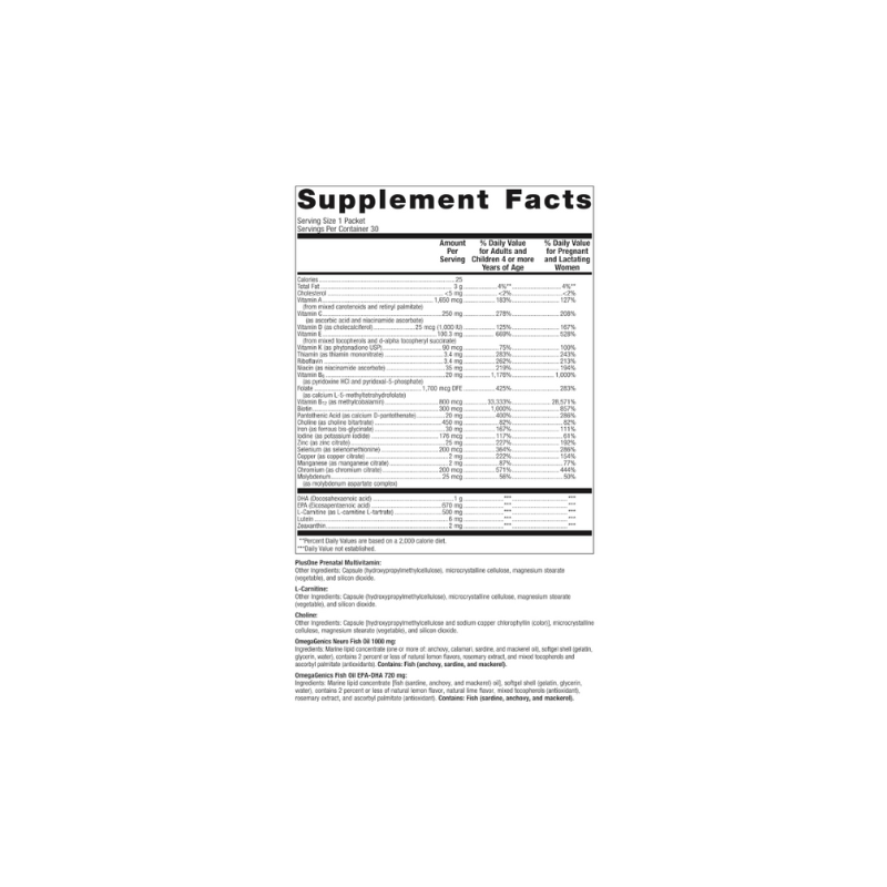 Metagenics Plus One Daily Prenatal Packs 4