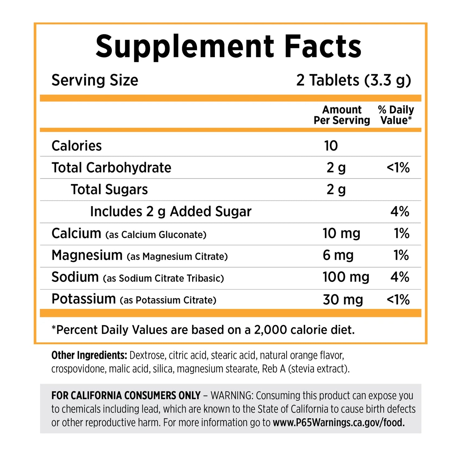 SaltStick Electrolyte FastChews Tart Orange 2