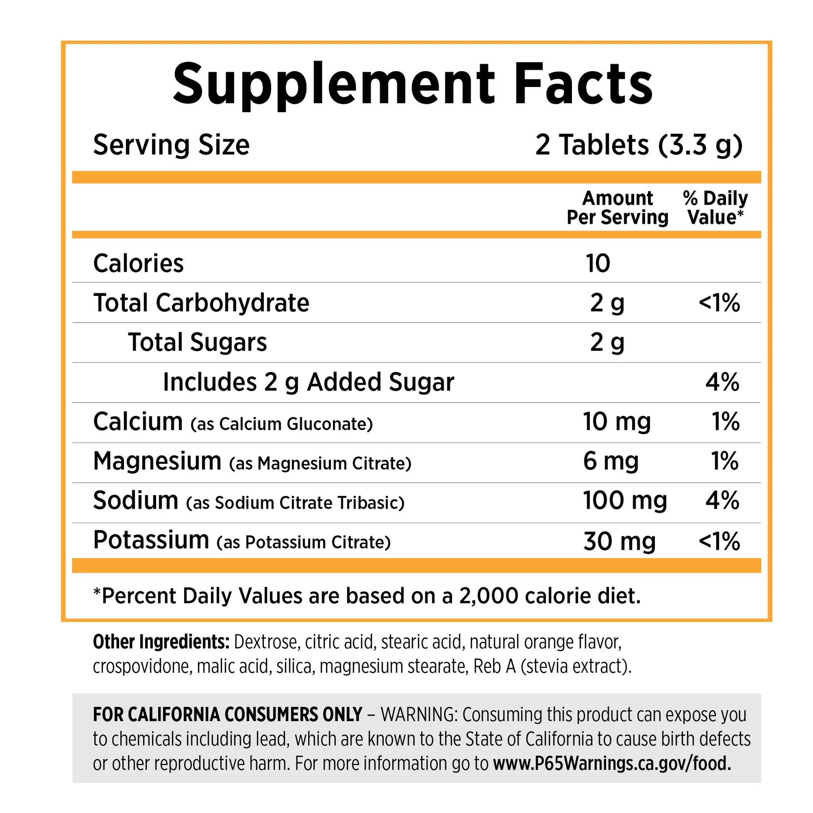 SaltStick Electrolyte FastChews Tart Orange 2