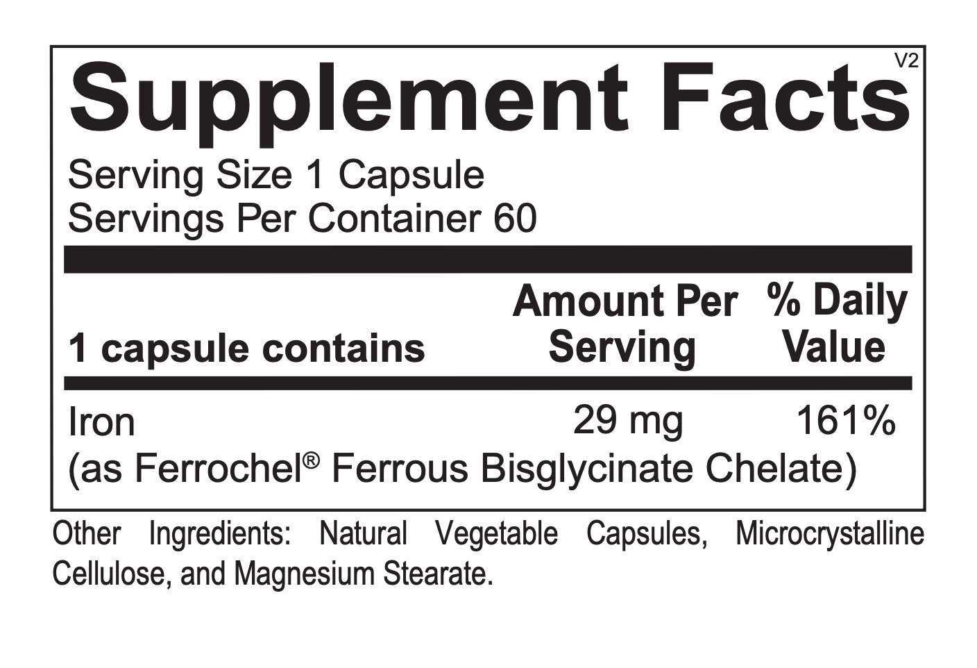 REACTED IRON CAPSULES 2