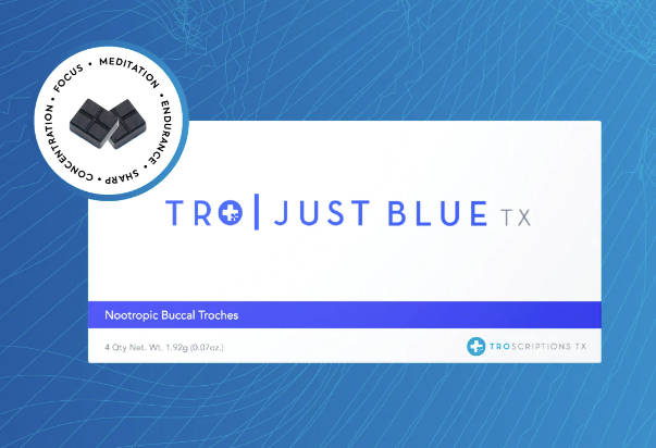 JUST BLUE NOOTROPIC BUCCAL TROCHES