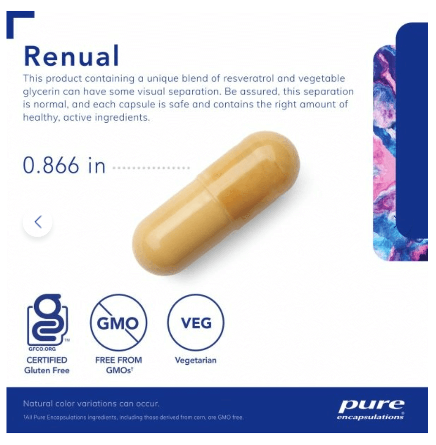 Pure Encapsulations Renual Capsules