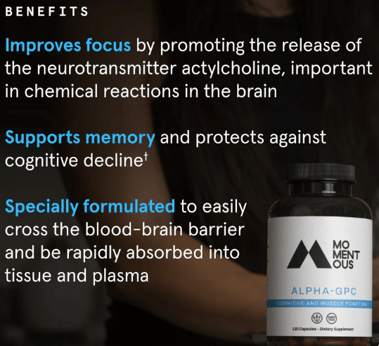 Momentous Alpha-GPC Capsules 4