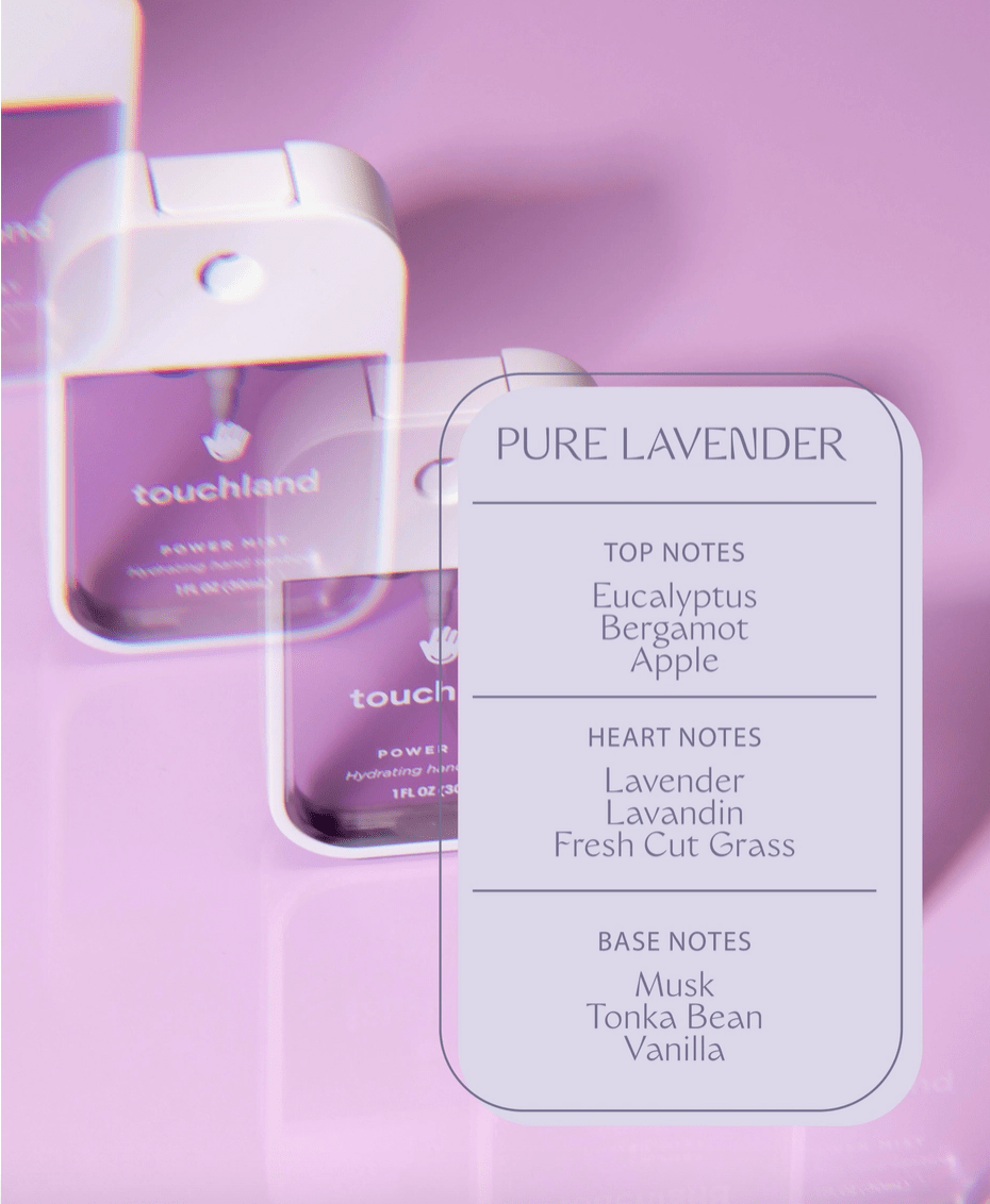 Touchland Lavender Scented Hand Sanitizer 3