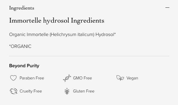 Evanhealy Facial Tonic Immortelle Hydrosoul 4