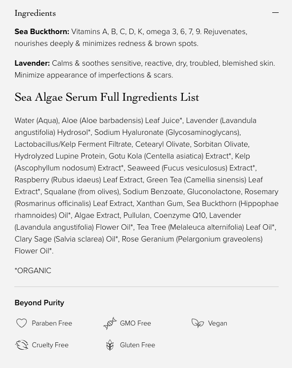 Evanhealy Sea Algae Serum 5