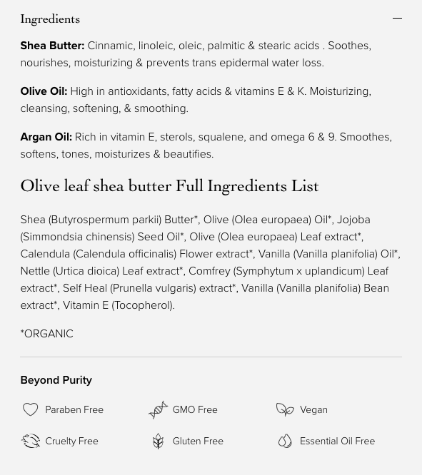 Evanhealy Whipped SheaButter With Olive Leaf 6