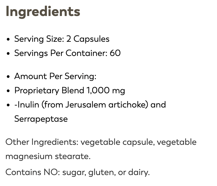 NutraMedix Serrapeptase Caspules 3