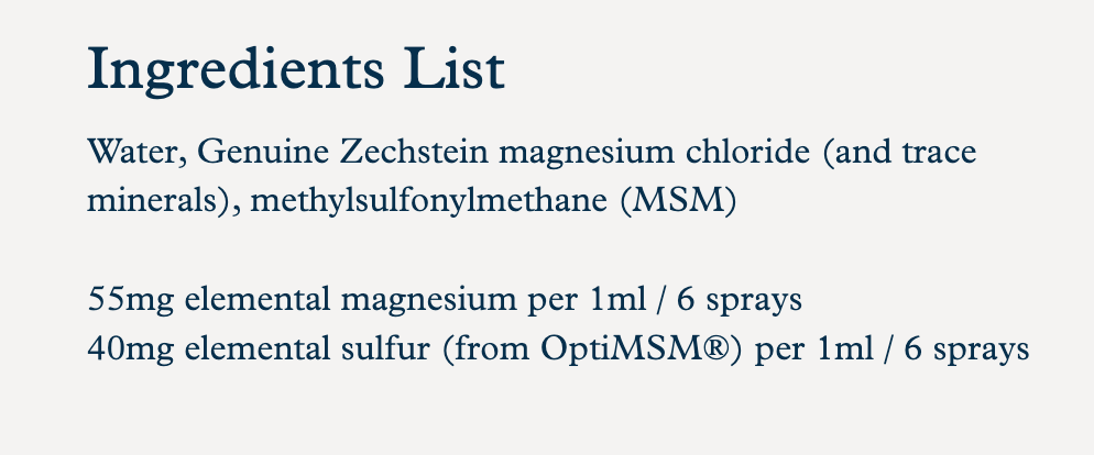 Ancient Minerals Magnesium Oil Spray - Ultra 2
