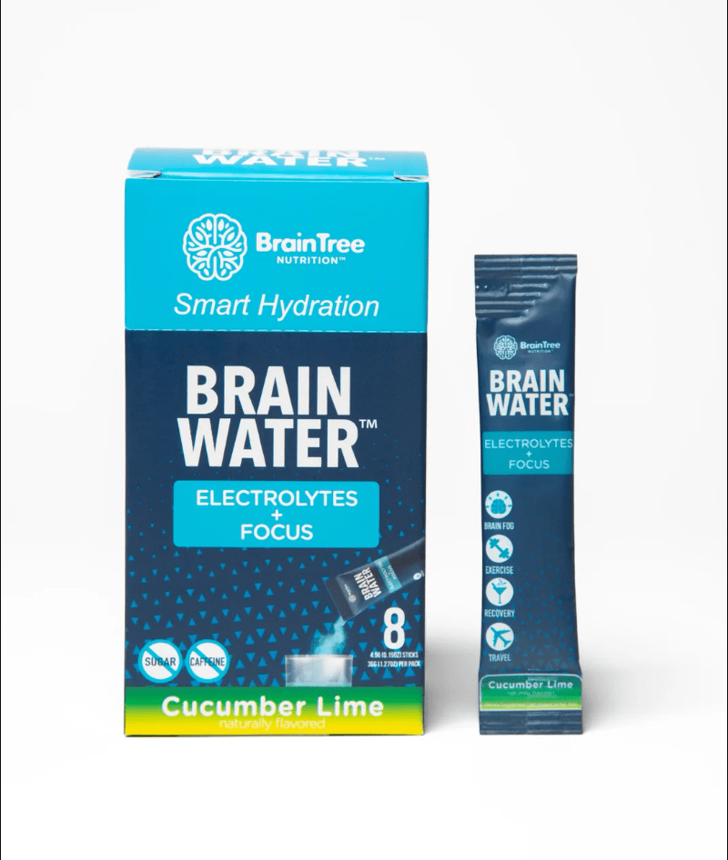 BrainTree Nutrition Brain Water Cucumber Lime Electrolytes