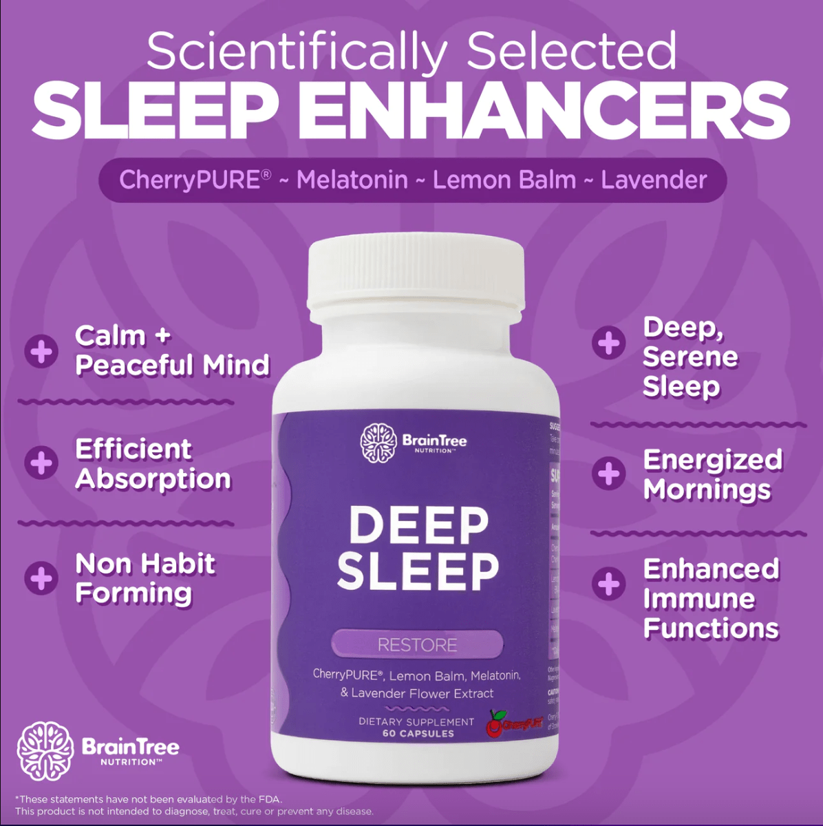 BrainTree Nutrition Deep Sleep Capsules