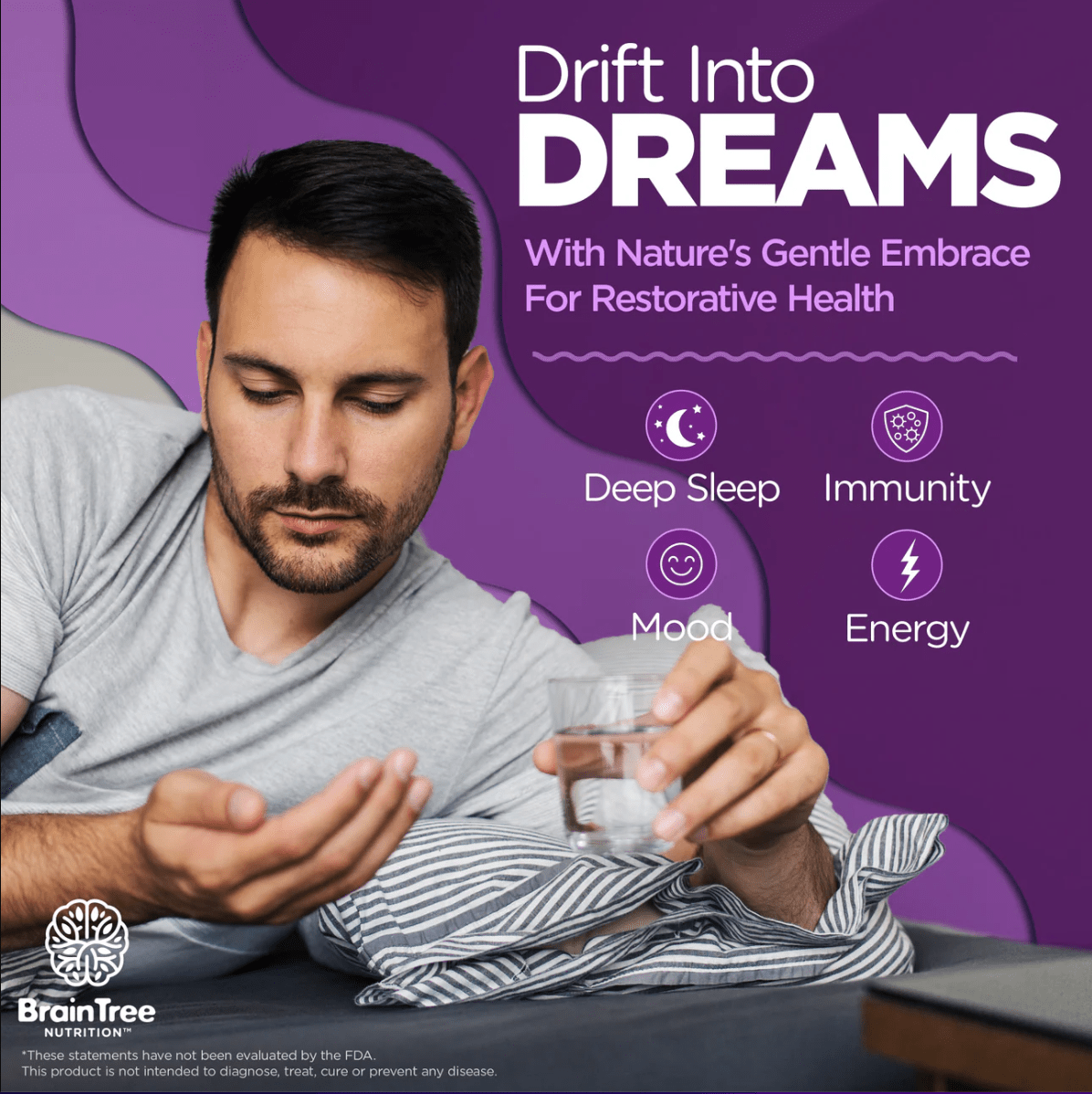 BrainTree Nutrition Deep Sleep Capsules