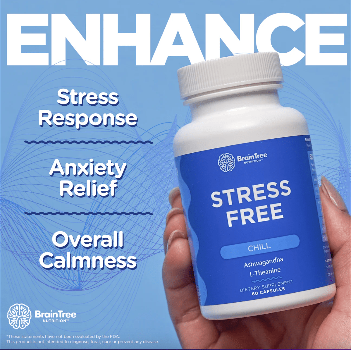 BrainTree Nutrition Stress Free Capsules