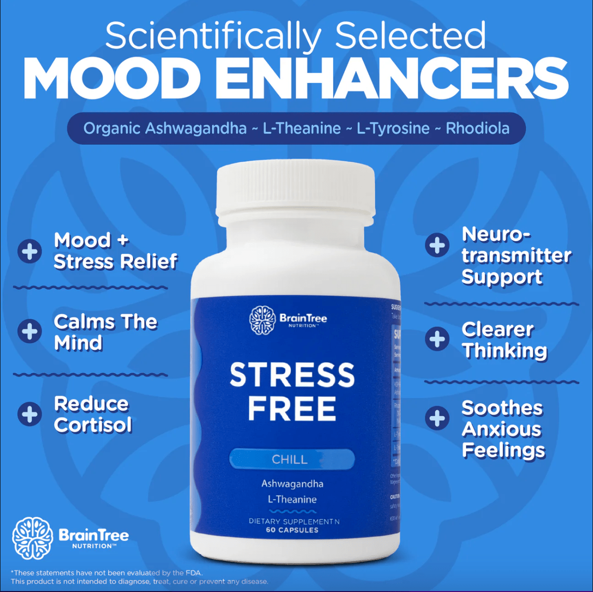 BrainTree Nutrition Stress Free Capsules