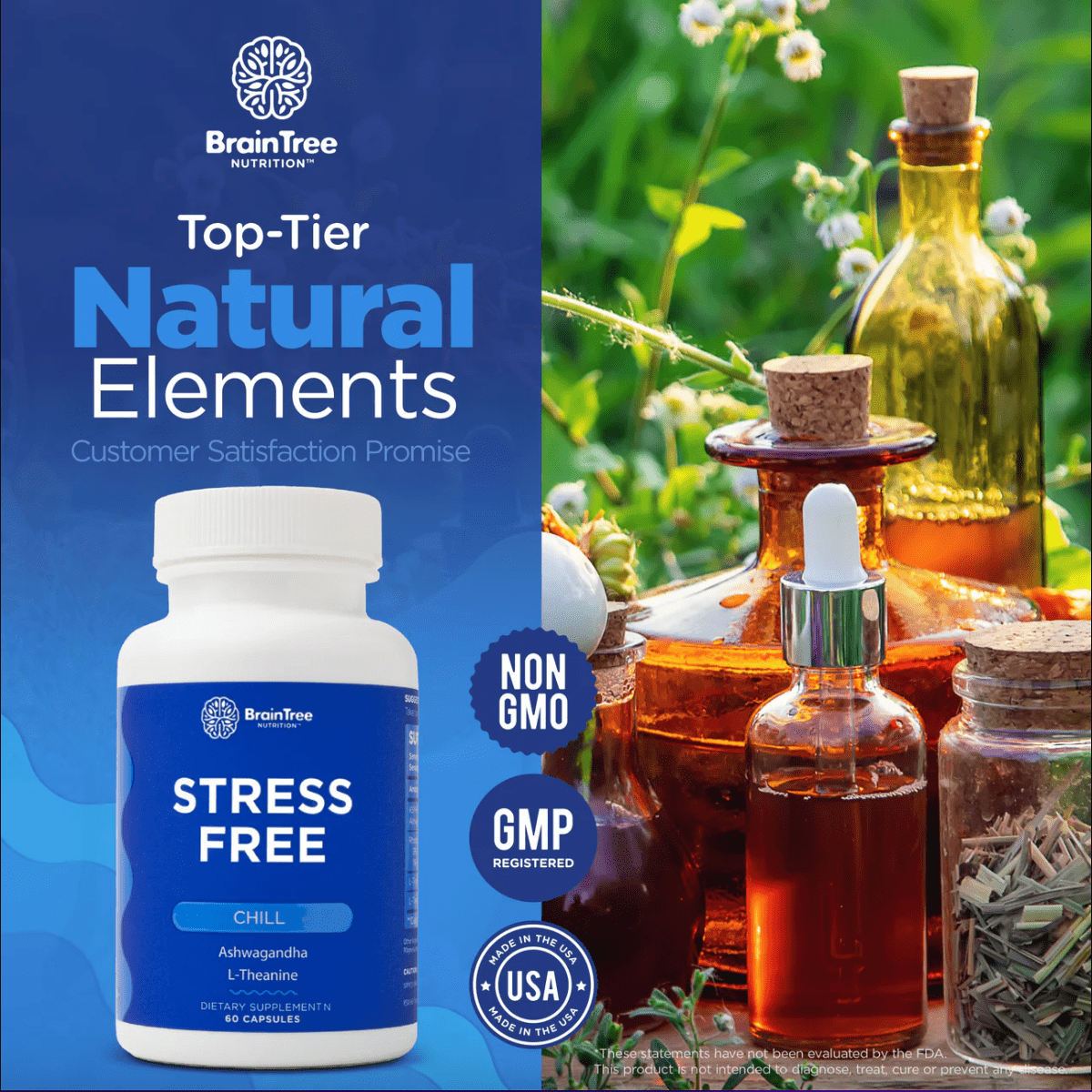 BrainTree Nutrition Stress Free Capsules