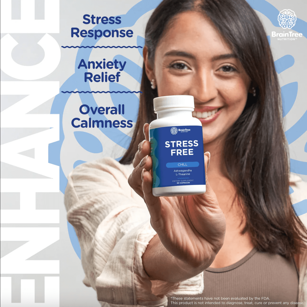 BrainTree Nutrition Stress Free Capsules